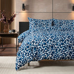 Studio Abstract Shapes Cotton Duvet Cover Set | Super King | Blue