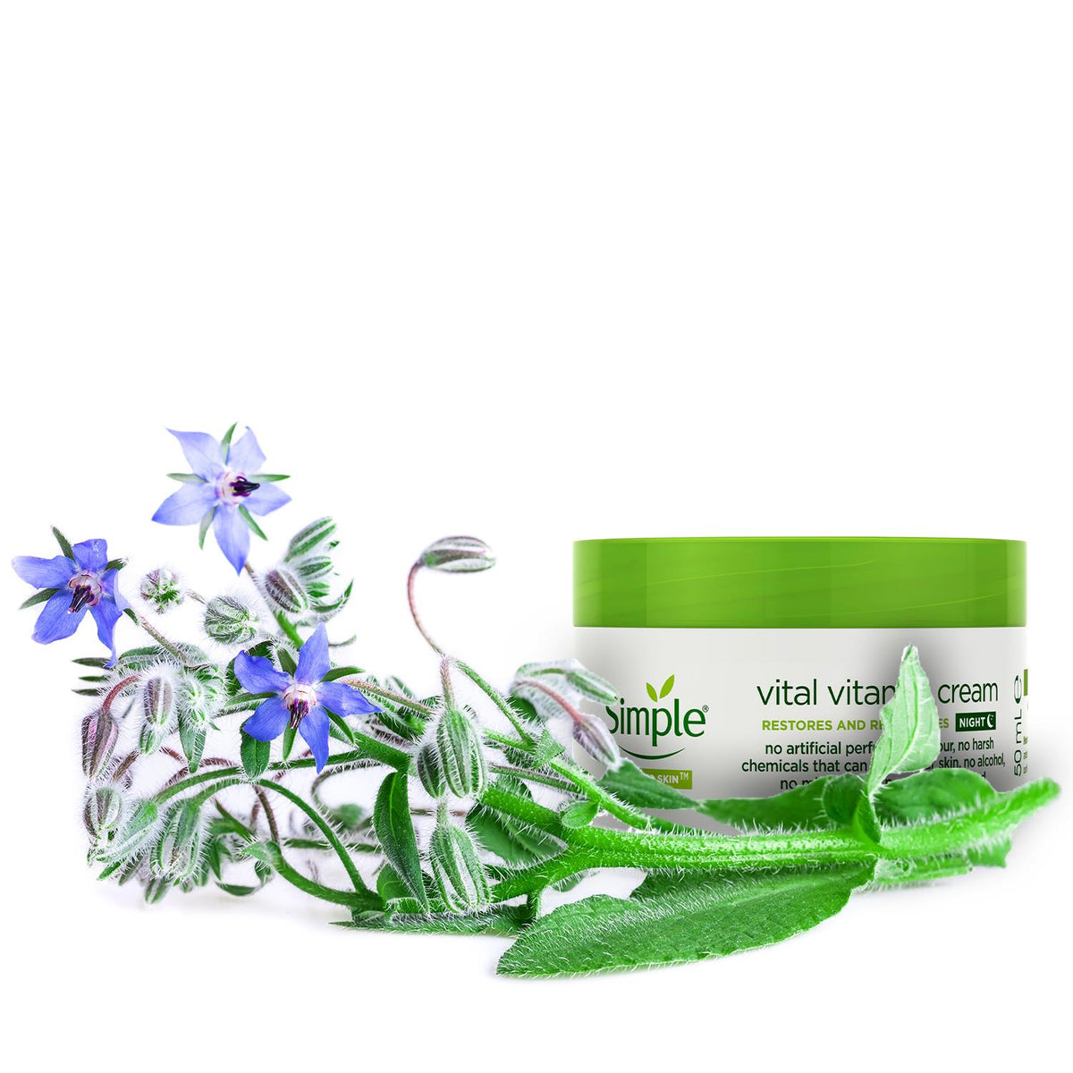 Kind To Skin Vital Vitamin Night Cream With Vital Vitamin, 50ml | Set of 5