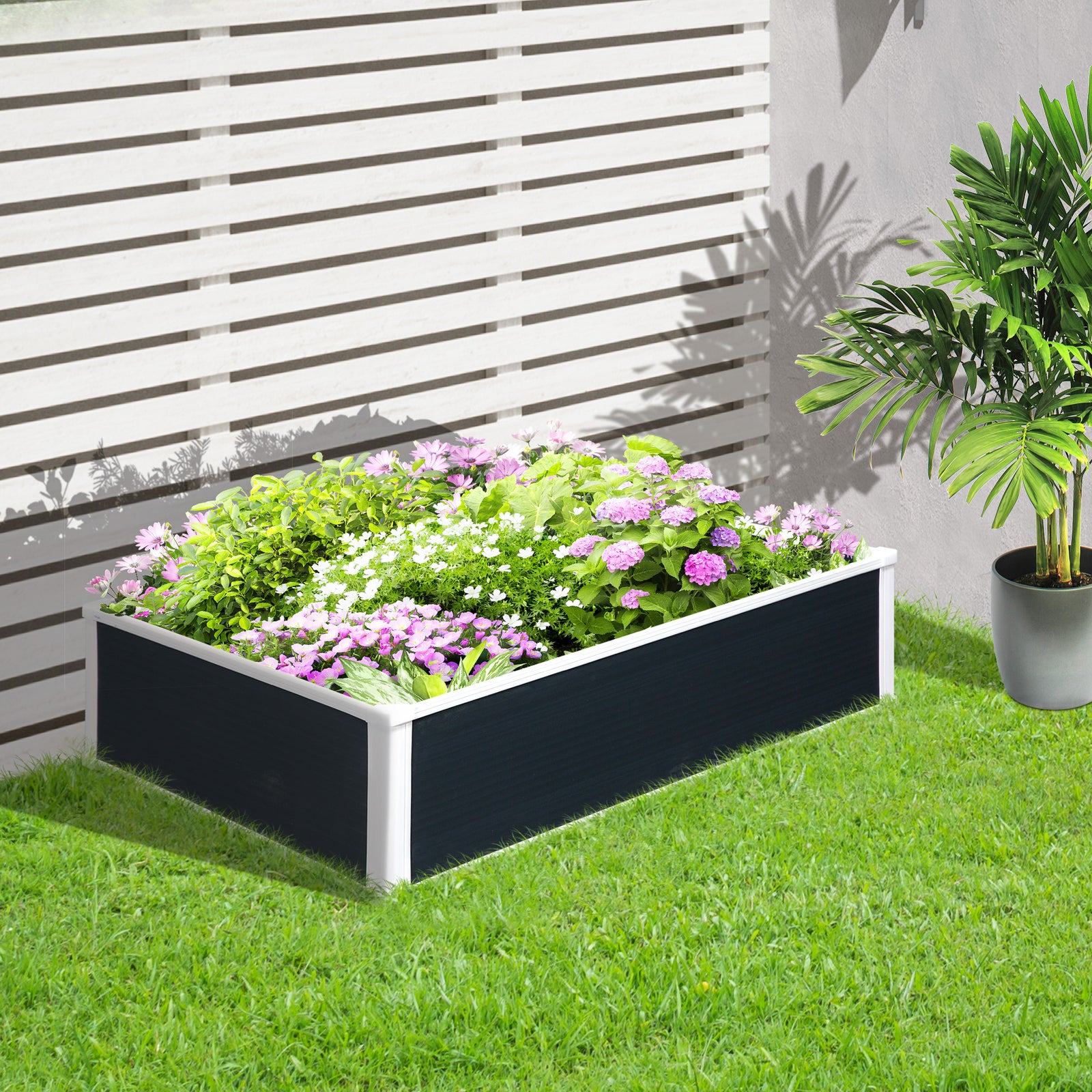 Garden Raised Bed Planter Pot Pp 120x90cm
