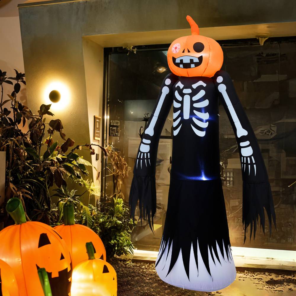 9ft Blow Up Halloween Inflatable Model Decor With White Lights