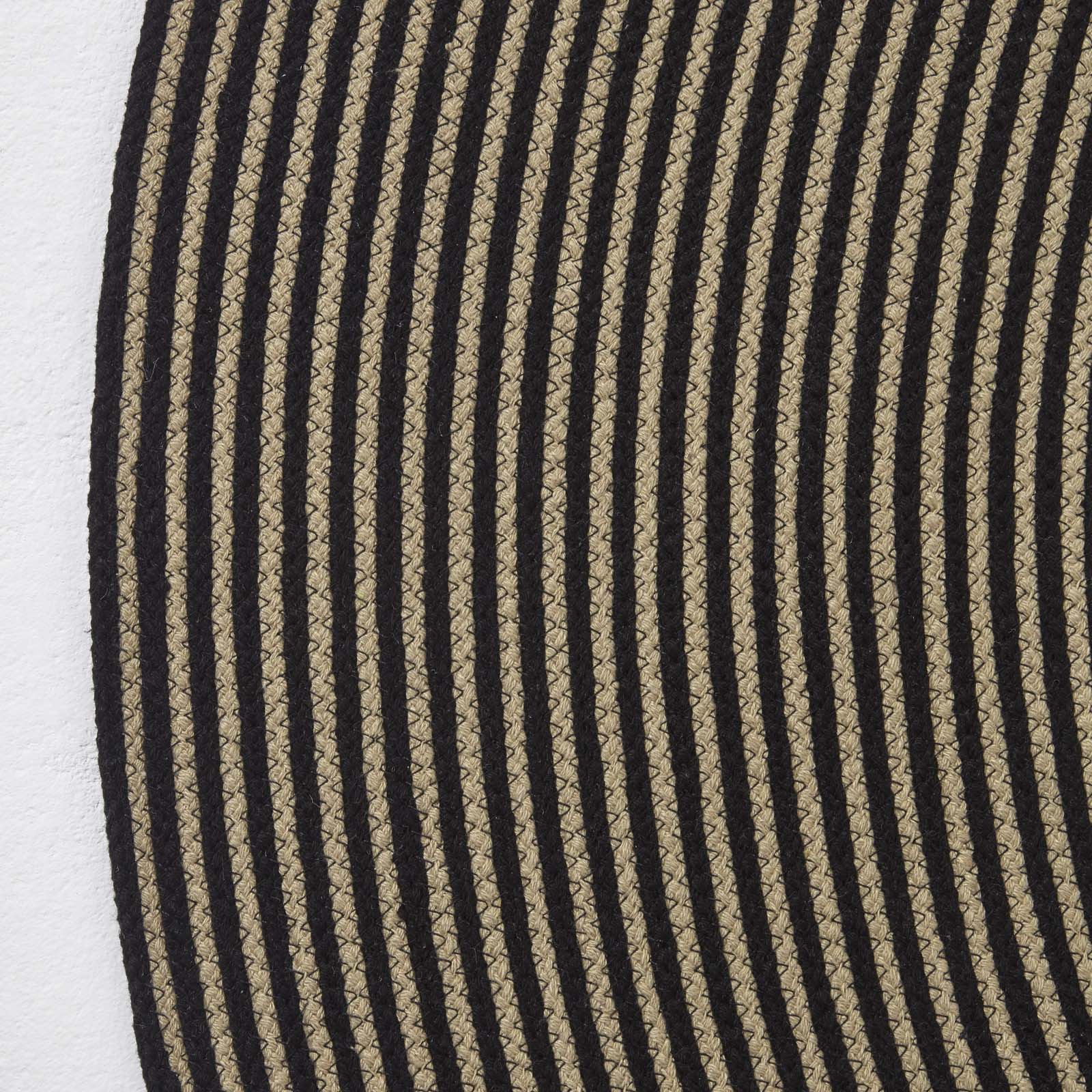 Handmade Woven Spiral Braided Rug | 200cm | Linen