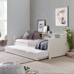 Tyler Guest Bed And Trundle With Pocket Mattresses | Single | White