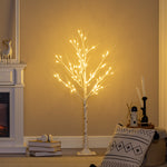 4/5/6ft Artificial White Birch Tree Light | 4ft | White