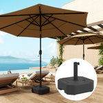 Square Garden Parasol Base, Sand/water Filled Parasol Stand