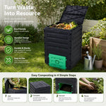 450l Garden Compost Bin Organic Waste Compost Converter