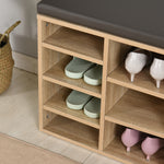 Multi-storage Shoe Rack 14 Compartments Moving Shelves | One Size | Natura