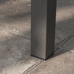 Outdoor Coffee Table Patio Table W/ Wood Grain Effect