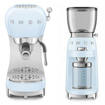 Ecf02, Cgf11, Ects01 Coffee Machine, Grinder & Tamping Set | Baby Blue