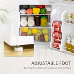 88l Small Fridge Freezer With 5-setting Thermostat, Inner Light | White