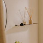 Bathroom Bathroom Shelf, Organizer, 40cm, Matt Black, Logic Collection
