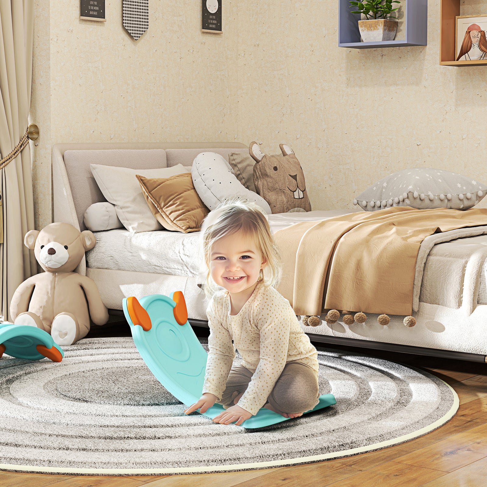 Balance Board For Kids Balance Training & Sensory Play | Blue