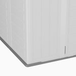 Breeins 8x6ft Plastic Garden Storage Shed With Lockable Door