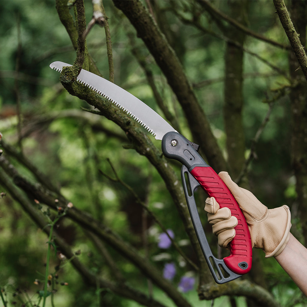 Folding Pruning Saw Carbon Steel Blade With Hand Guard | Small