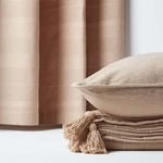 Cotton Rajput Ribbed Throw | 150cm x 200cm | Beige