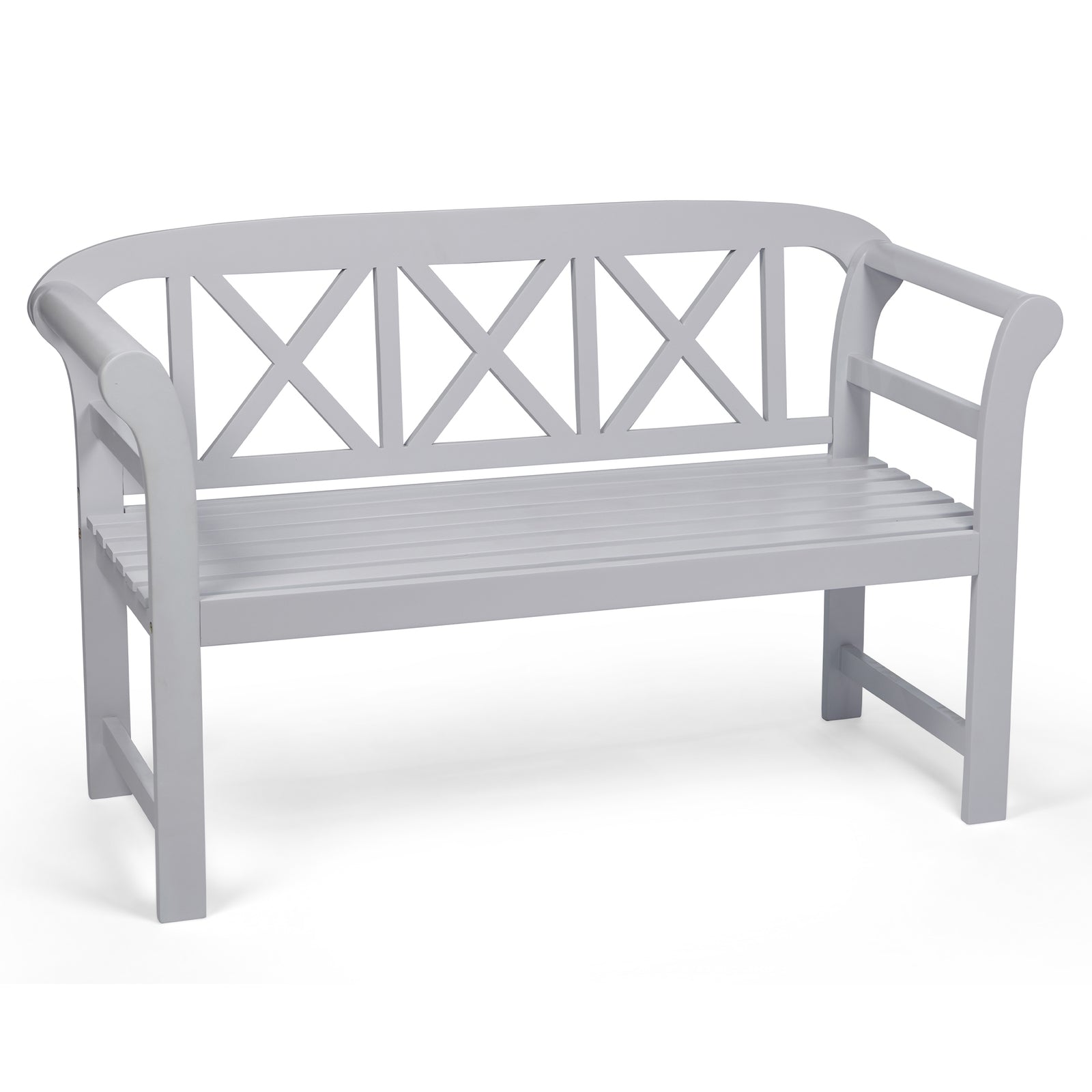 Pearl White Bewdley Garden Bench