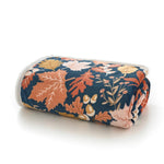Snuggle Warm Fleece 140x180cm Throw Autumn Leaves
