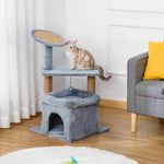 Cat Tree Tower W/ Scratching Posts Pad Condo Perch Bed Ball Kitten Toy