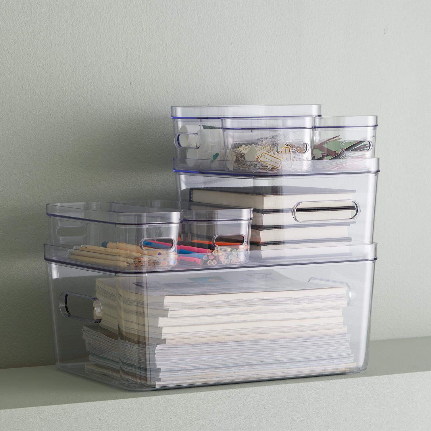 Compact Clear Lid For Large Storage Box, Bpa Free & Recycled Plastic
