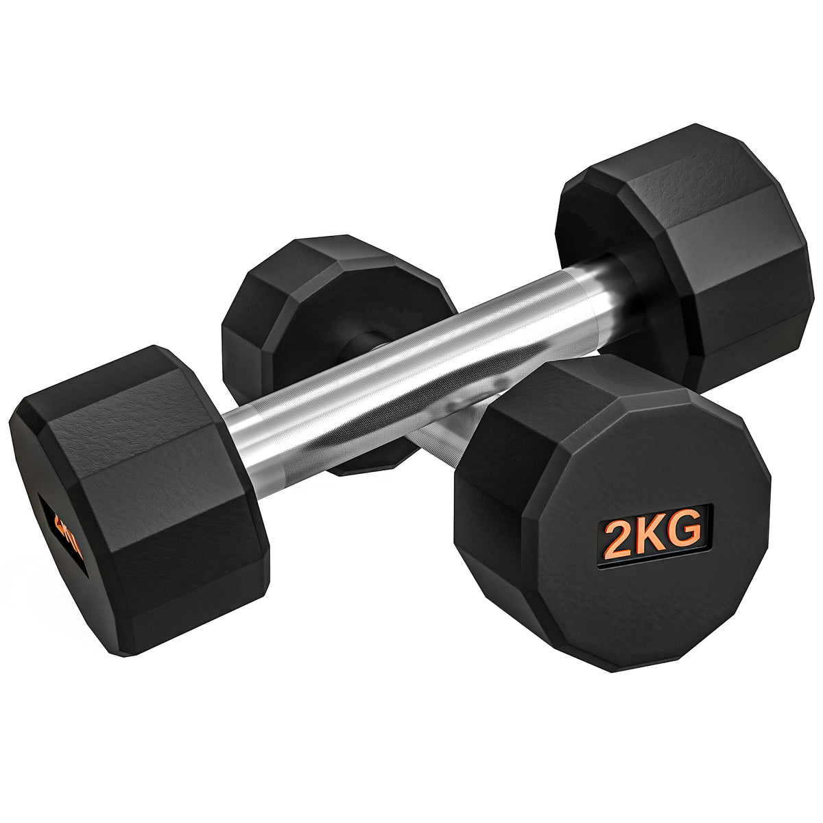 2 X 2kg Dumbbells With Non-slip Grip