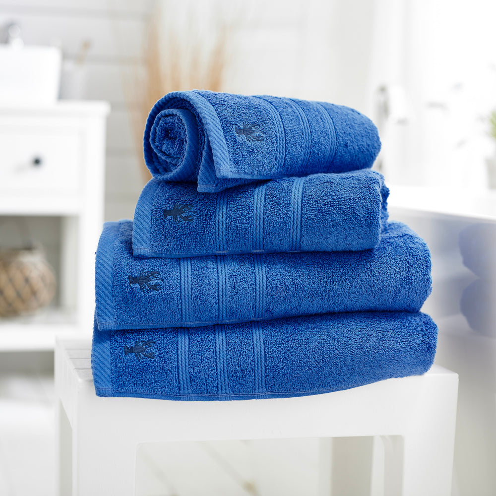 Kaleidoscope 550gm Combed 100% Cotton Towels | Bath Towel | Royal Blue