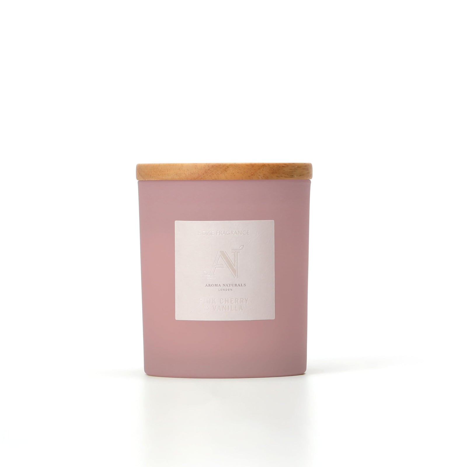 Frosted Decadence Glass Candle - Pink Cherry & Vanilla Scent