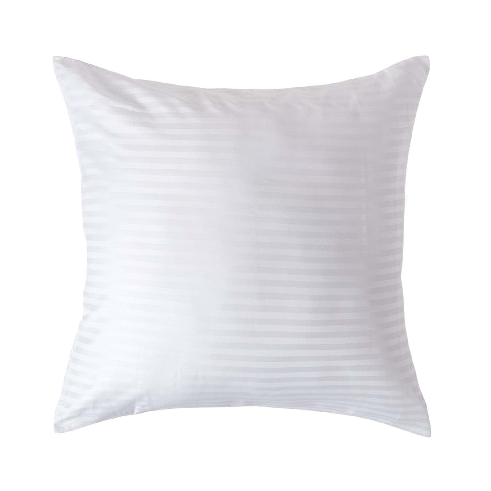 European Size Egyptian Cotton Pillowcase 330 Tc | 60cm x 60cm | White