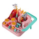 Car Race Tracks Toy Set | Pink