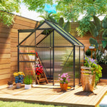 Polycarbonate Greenhouse, Small Greenhouse | Gray