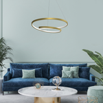 Pendant Lamp Lucero Gold 48w Led