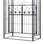 Garden Outdoor Arch With Door, Patio Decoration, 131x49x200 Cm
