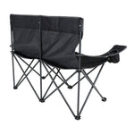Isla Logo Travel 2 Person Camping Chair | One Size | Black