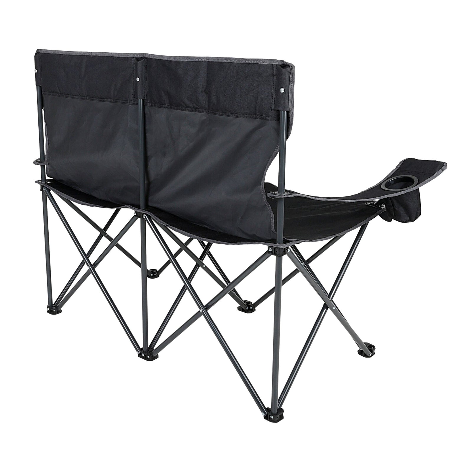 Isla Logo Travel 2 Person Camping Chair | One Size | Black