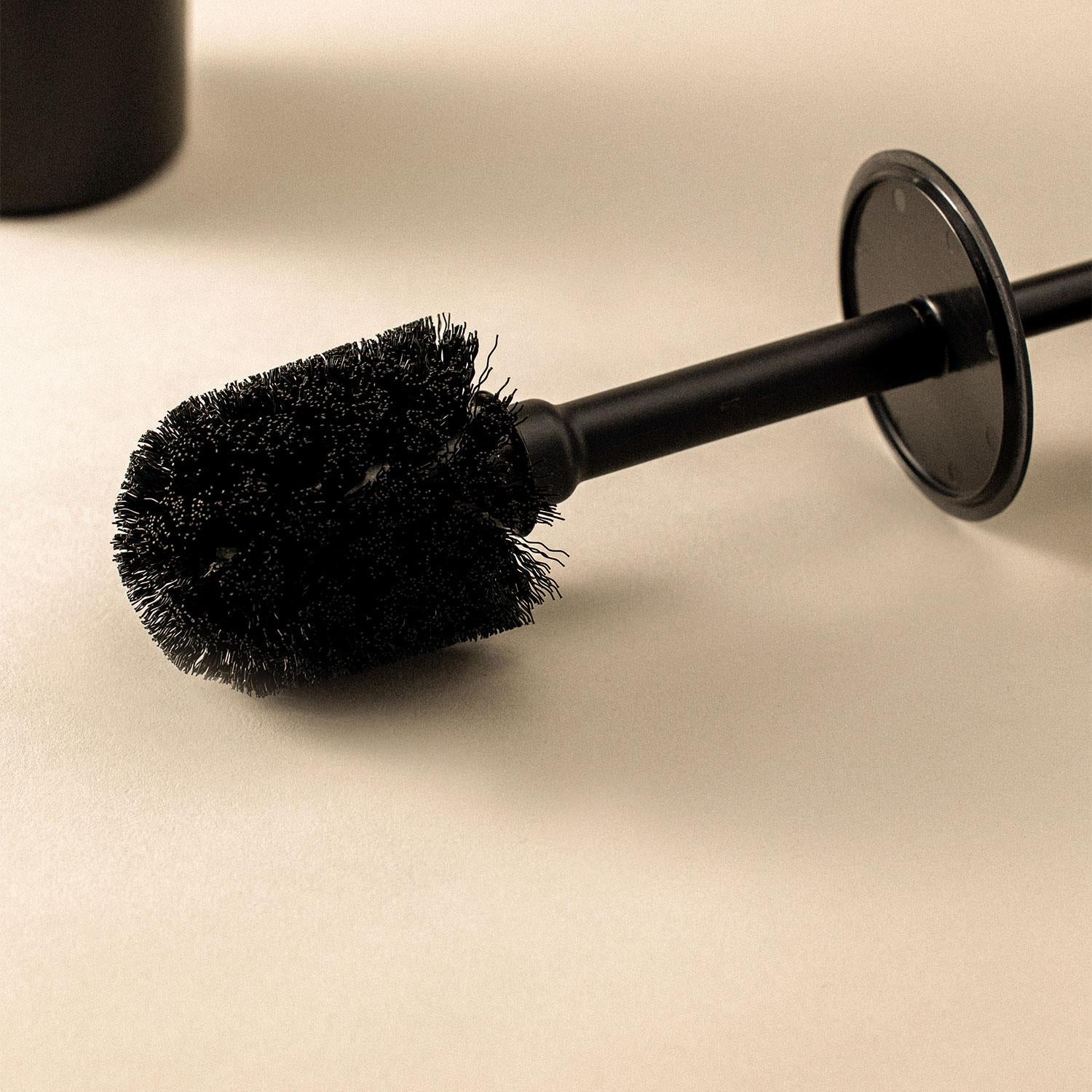 Toilet Brush Freestanding Self-adhesive Start Collection | Matte Black