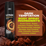 Xxl Aerosol Deodorant Body Spray Dark Temptation 48h Protection 250ml | Set of 30