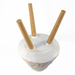 Moon White Planter With Stand