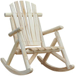 Rocking Chair Patio Cedar Wood, Burlywood