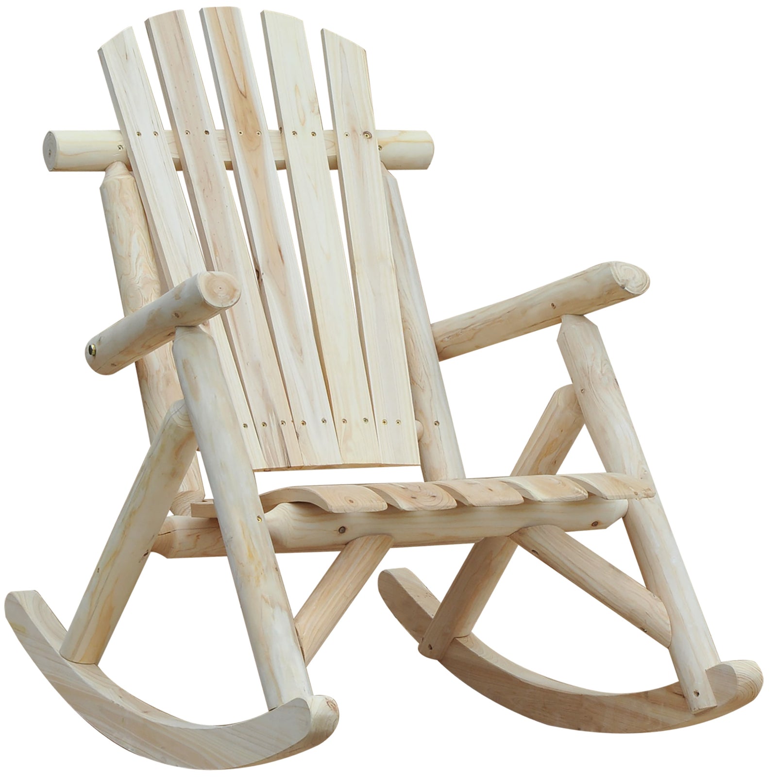 Rocking Chair Patio Cedar Wood, Burlywood