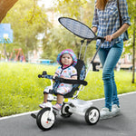 6 In 1 Kids Tricycle W/ Removable Handle For 1.5+ Year | Blue