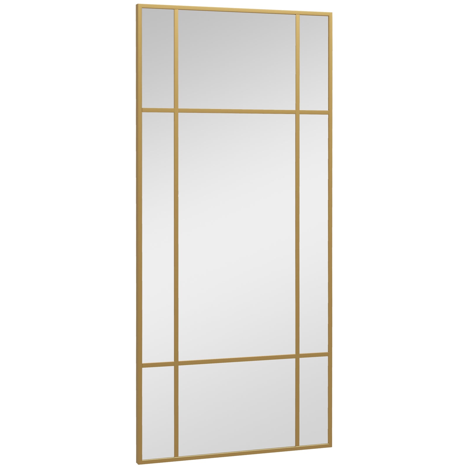 Window Style Vanity Mirror 110 X 50cm Hanging Wall Mirror
