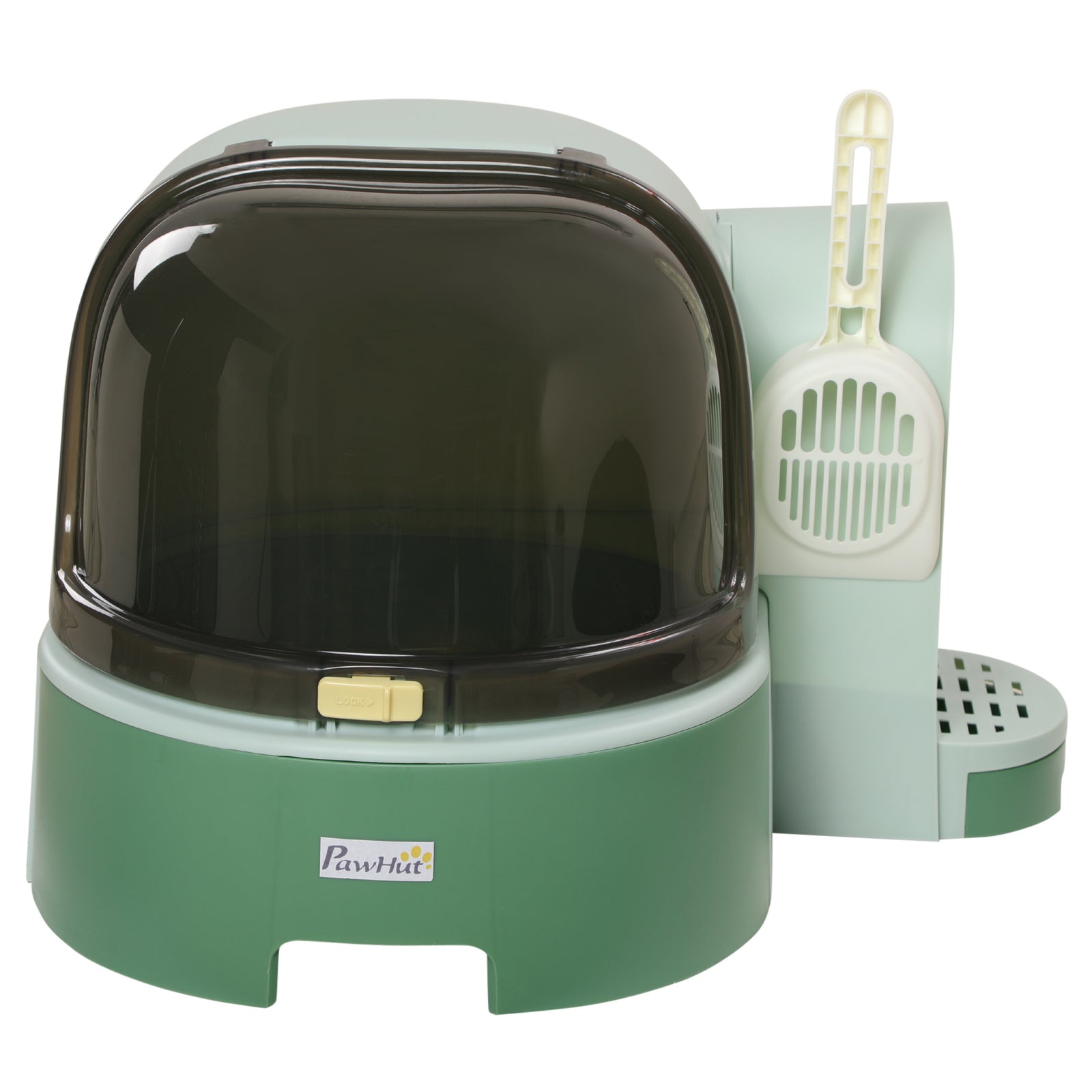 Cat Litter Box & House W/ Drawer Pans, Scoop, Cover