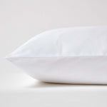 Organic Cotton European Size Pillowcase 400 Tc | 40cm x 40cm | White