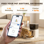 PawHut Automatic 4l Cat Feeder With Camera, 2.4g Wifi, Smart App Control