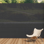 Pvc Privacy Fence Screen For Balcony & Garden, Sun-blocking Outdoor Fence Panel, 3m L X 1/1.2/1.5/1.8/2m W Privacy Screen | XXL | Dark Gray