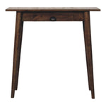 Artisan Furniture Solid Wood Nordic Writing Desk In Classic Grey