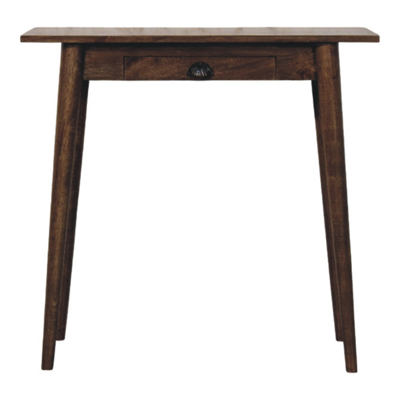 Artisan Furniture Solid Wood Nordic Writing Desk In Classic Grey