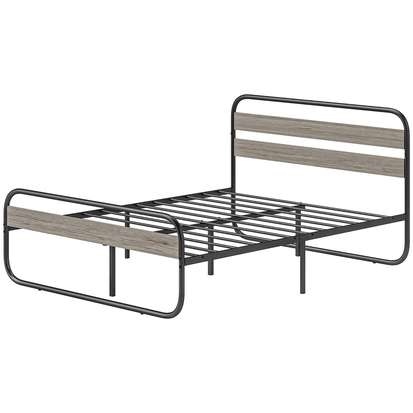 Single/double/king Metal Bed Frame With Under Bed Storage | Double