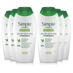 6 X 400ml Kind To Hair Gentle Care Shampoo With Vitamin B5 | Set of 6 | White