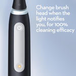 Io4 Electric Toothbrush With Toothbrush Head & Travel Case, Black
