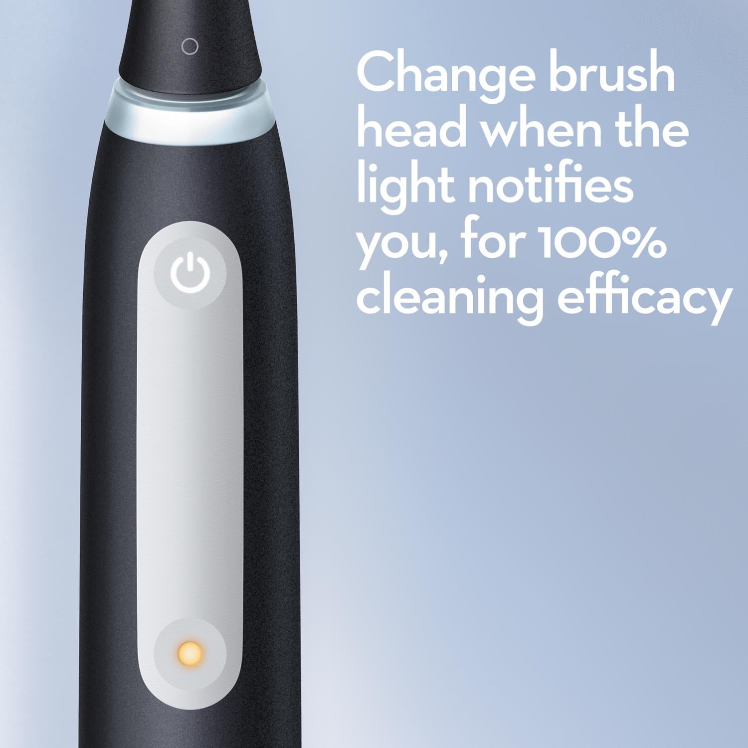 Io4 Electric Toothbrush With Toothbrush Head & Travel Case, Black