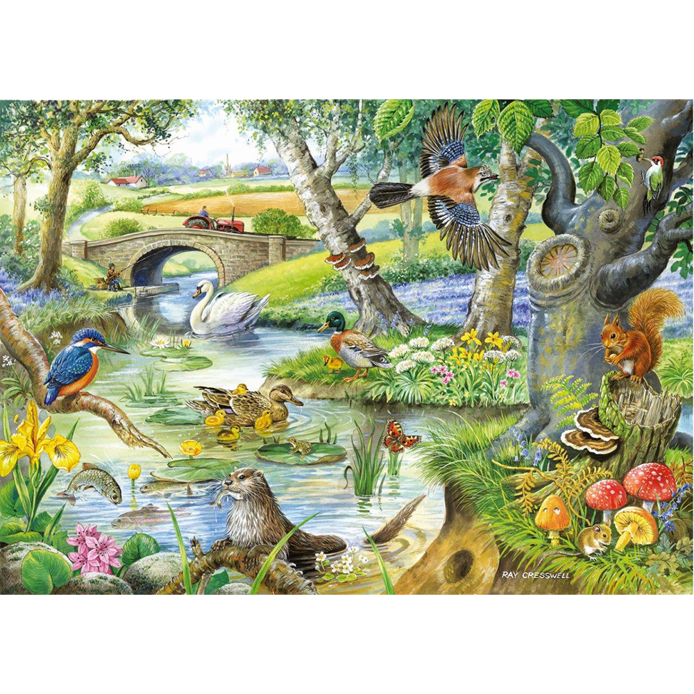 Tales Of The River - Big 500 Piece Jigsaw Puzzle For Adults, With Extra Large Pieces